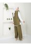 Trend Fabric Women's Hijab Set - 3-Piece Shirt and Vest Set - 5
