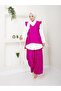 Trend Fabric Women's Hijab Set - 3-Piece Shirt and Vest Set - 7