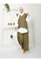 Trend Fabric Women's Hijab Set - 3-Piece Shirt and Vest Set - 3