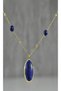 LAPİS LAZULİ GÜMÜŞ KOLYE - 2