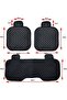 Car Seat Protector Leather Cushion Set Compatible with Ford Cargo Black Red - 2