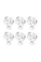 Lux 6-Piece Cut Model Magnolia Dessert Glass