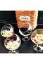 Lux 6-Piece Cut Model Magnolia Dessert Glass - 3