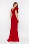 One Shoulder Ruffle Slit Dress - 5