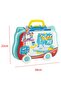 Toy Doctor Set Wheeled Suitcase Model with Bag 16 Pieces - 2