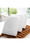 100% Cotton White Hand and Face Towel 4 Pieces Extra Soft Towel Set 50x90 - 3