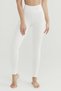 Women's White Lycra Plain Long Disco Tights