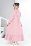 Young Girl Aerobin Linen Fabric Long Length Hijab Dress 11Age-12Age-13Age-14Age-15Age - 4