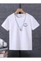 Unisex Kids' Minimalist Smiling Face Printed t-shirt