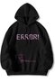 Software Engineer Special Error Printed 100% Cotton Fleece Inside Black Sweatshirt