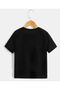 Children's Unisex Oversize Black Hologram Butterfly Printed T-Shirt - 2