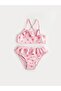 LCWAIKIKI Floral Patterned Baby Girl Bikini