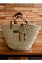 Straw Bag, Daily Handbag, Handmade Design Bag, (MIDI SIZE 20CM.) - 2