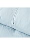 Muslin Duvet Cover Set Double Size 200X220Cm 100% Organic Cotton Blue Soft Textured 4 Layers Without Sheets - 6
