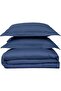 Hotel Series Luxury Silk Textured Striped Cotton Satin Duvet Cover Set 200x220 Cm Fitted Sheet - 5