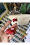 Cute Red Train Plush Kawaii Keychain Bag and Wallet Accessory Gift (1 Piece) - 3