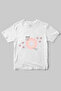 777 Luck Luck Butterfly Printed Minimal Summer Stylish Designed 100% Cotton White T-Shirt