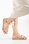 Women's Stoned Piping Sandals - 4