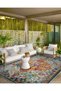Colorful Traditional Vintage Themed Patterned Woven Base Rug and Washable Carpet Aloha137 - 3