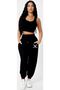compass new 2 High Waisted Jogger Sweatpants - 3
