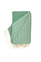 3-Piece Set Pestemal Beach Towel, 100% Cotton , XXL 100x180cm, Summer - 4