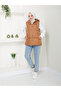 Women's 3-Pocket Hooded Zippered Padded Vest - 5