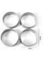 Narkalıp Roll Cake Croissant Mold Diameter 10cm Depth 4cm 4 a Det - 2