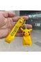 Pokemon Pikachu Mascot Keychain 3D Mega Dimensional Yellow Figure 1 Piece - 2