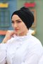 Köprülü Bone Sandy Fabric Hijab Is Suitable for Pool and Sea - 2