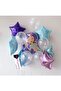 Mermaid Balloon Bunch Birthday Party Set Decoration - 2