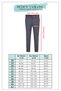 Petrol Blue Double Leg Sports Trousers - Elastic Waist, Pleat Detail and Chain2400085 - 3