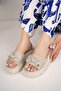 Luxury Beige Massage Sole Women's Daily Comfortable Slippers with Special Soles for Long-Term Use - 3