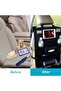 Car Vehicle Auto Seat Back Napkin Holder and Cup Holder Felt Travel Organizer - 4