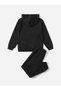 Black Girl's Teddy Bear Printed Tracksuit Set - 2