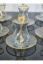 18 Piece Alya Tea Set for 6 People with Glass Plates and Tea Spoons - 4