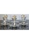 18 Piece Alya Tea Set for 6 People with Glass Plates and Tea Spoons