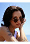 Round Brown Unisex Sunglasses Yw-9030h
