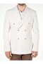 Italian Style Slim Fit Men's Double Breasted Jacket - Bag Pocket, Point Stitching, Unlined - 7