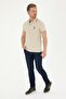 Men's Stone Polo Neck T-Shirt - 4