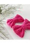 Girl and Baby Fuchsia pink Scalloped 2-Piece Handmade Buckle Set - 5