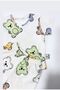 Baby Pajama Set Short-Sleeved Shorts Colorful Teddy Bear Pattern 100% Cotton - 4