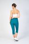 Step Original Petrol Blue Women's Pocketed High Waist Extra Compressor, Capri Yoga Tights 48cm - 8