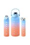 Motivational Water Bottle 3-Pack 2L; Set of 3 1. Quality Water Bottle, Water Bottle Set of 3