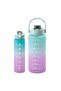 Motivational Water Bottle 3-Pack 2L; Set of 3 1. Quality Water Bottle, Water Bottle Set of 3 - 5