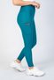 Step Original Petrol Blue Women's Pocketed High Waist Extra Compressor, Yoga Ankle Length Leggings 64cm - 8