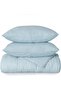 Muslin Duvet Cover Set Double Size 200X220Cm 100% Organic Cotton Blue Soft Textured 4 Layers Without Sheets - 3