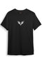 Street Wear Street Style Front Back Printed Stylish Designed 100% Cotton Regular Fit Black T-Shirt