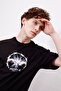 Oversize Unisex People Connection Black Tshirt - 3