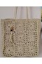 Paper rope motif bag