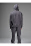 Men's Oversize Smoked Tracksuit Set - 3 Thread, Cotton, Elastic Leg - 4